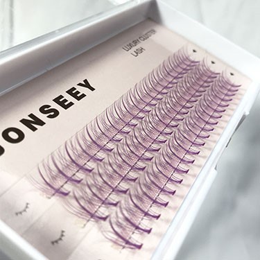 purple individual lashes purple individual lashes